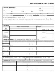 application for employment - Capital City Group