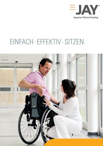 EINFACH · EFFEKTIV · SITZEN - Sanitätshaus Burbach + Goetz