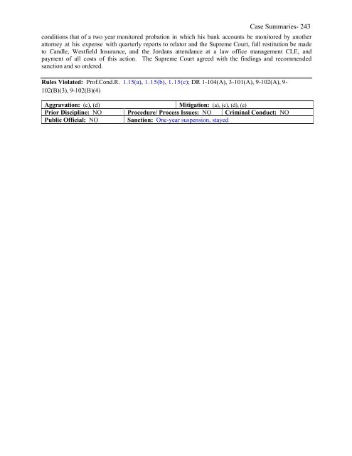 disciplinary handbook: volume v - Supreme Court - State of Ohio