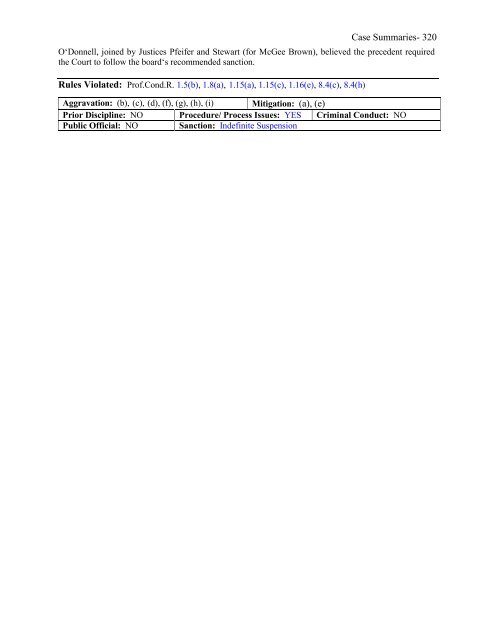 disciplinary handbook: volume v - Supreme Court - State of Ohio