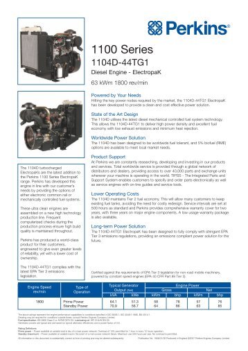1104D-44TG1 ElectropaK - Hardy Diesels and Equipment, Inc.