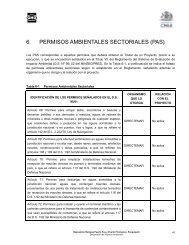 6. PERMISOS AMBIENTALES SECTORIALES (PAS)