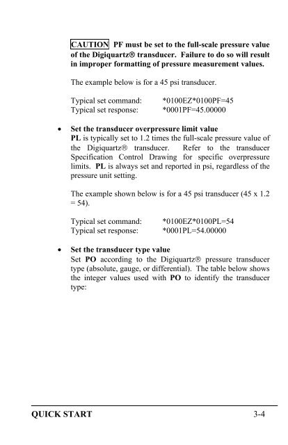 Model 735 Intelligent Display User's Manual - Paroscientific, Inc.