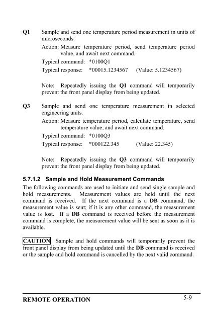 Model 735 Intelligent Display User's Manual - Paroscientific, Inc.