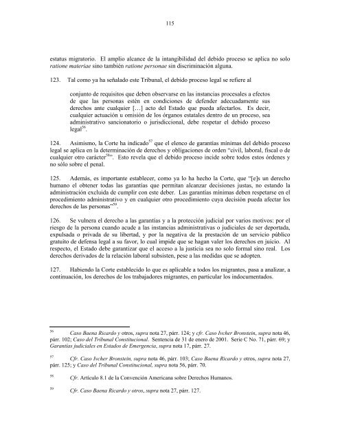 OpiniÃ³n Consultiva OC-18/03."CondiciÃ³n JurÃ­dica y ... - Acnur