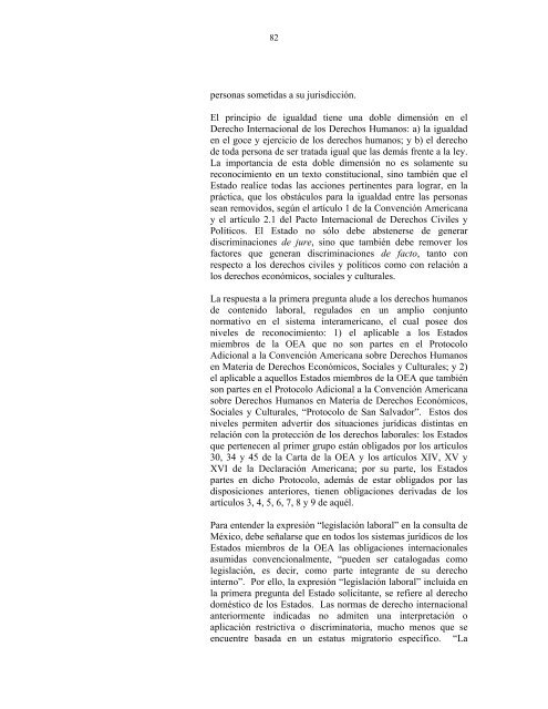 OpiniÃ³n Consultiva OC-18/03."CondiciÃ³n JurÃ­dica y ... - Acnur