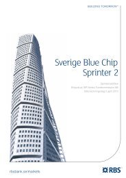 Sverige Blue Chip Sprinter 2 - SIP Nordic