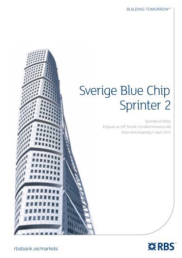 Sverige Blue Chip Sprinter 2 - SIP Nordic