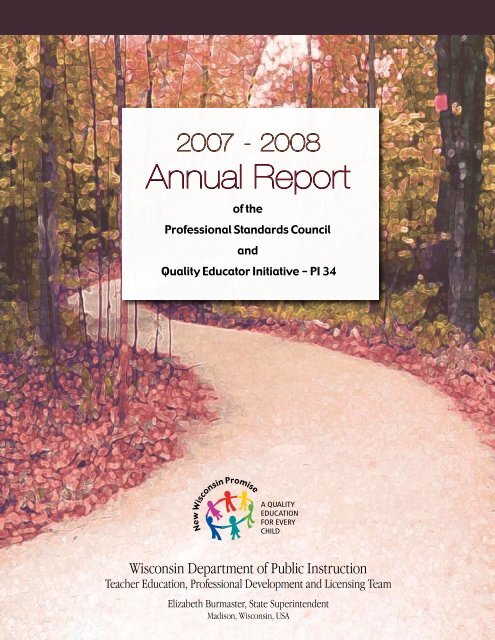 2007-2008 Annual Report - Teacher Education, Professional ...