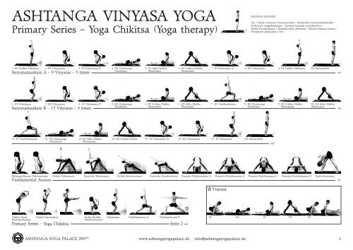 ASHTANGA VINYASA YOGA Primary Series