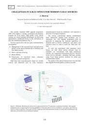 CHALLENGES IN X-RAY OPTICS FOR MODERN X-RAY SOURCES