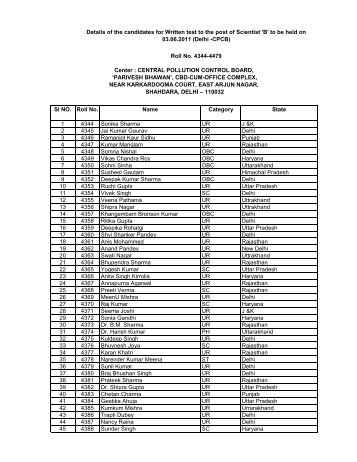 Delhi-3 - Central Pollution Control Board