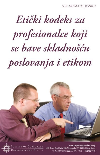 EtiÄki kodeks za profesionalce koji se bave skladnoÅ¡Äu poslovanja i ...