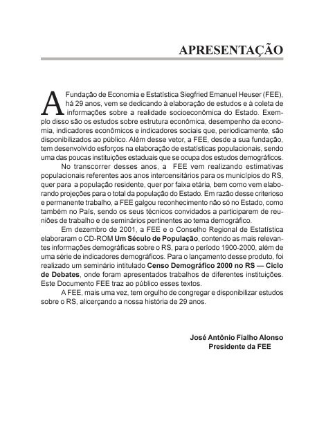 Documentos FEE n. 51 (PDF)