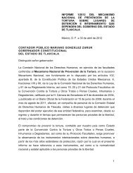 Informe I/2012 del Mecanismo Nacional de PrevenciÃ³n de la Tortura ...