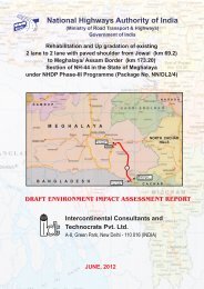 Draft Environmental Impact Assessment Report - Meghalaya State ...