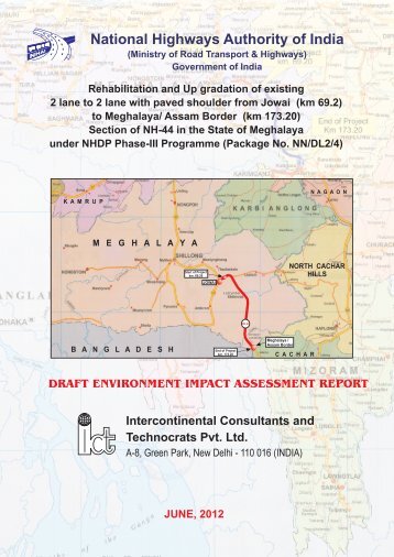 Draft Environmental Impact Assessment Report - Meghalaya State ...