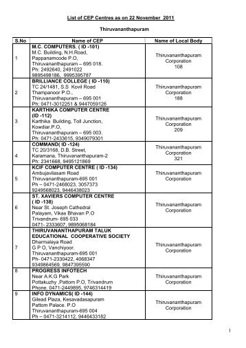 CEP Centres - Tet.cdit.org