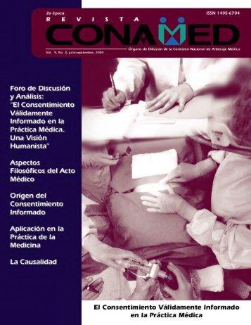 Revista CONAMED, Vol. 9, NÃºm. 3, julio - septiembre, 2004