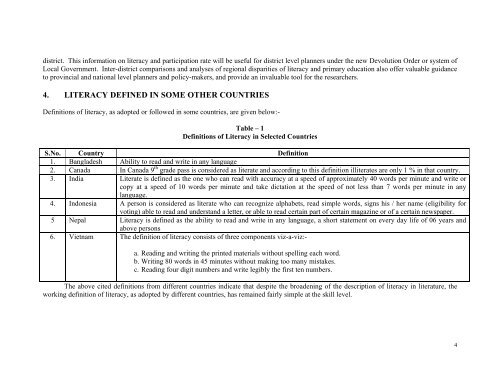 Literacy Trends in Pakistan - UNESCO Islamabad