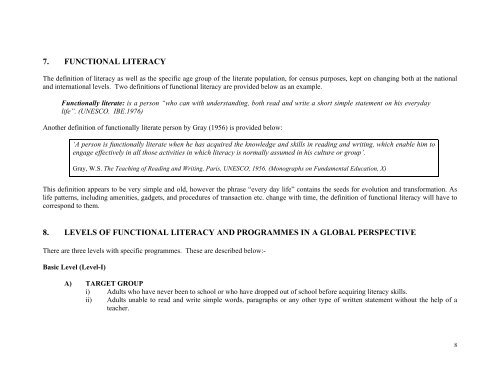 Literacy Trends in Pakistan - UNESCO Islamabad