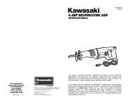 Kawasaki 6A Reciprocating Saw - Alltrade Tools
