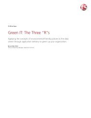 Green IT: The Three 