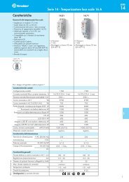 Caratteristiche Serie 14 - Temporizzatore luce ... - Accedi a G-Finder