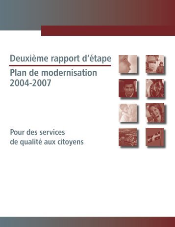 Deuxième rapport d'étape plan de modernisation 2004-2007