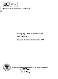 Assaying Ores, Concentrates, and Bullion - State of Arizona ...