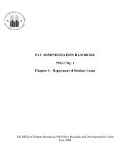 PAY ADMINISTRATION HANDBOOK 550.2 Chg. 1 Chapter 4 ... - HUD