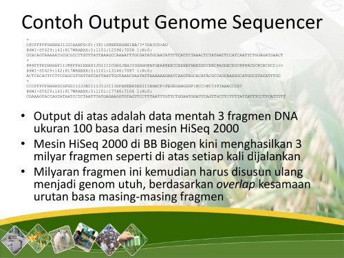 Penelitian Bioteknologi dan Marka Molekuler untuk ... - Hortikultura