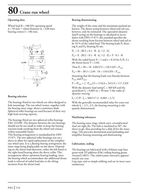 The Design of Rolling Bearing Mountings