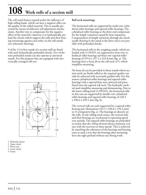 The Design of Rolling Bearing Mountings