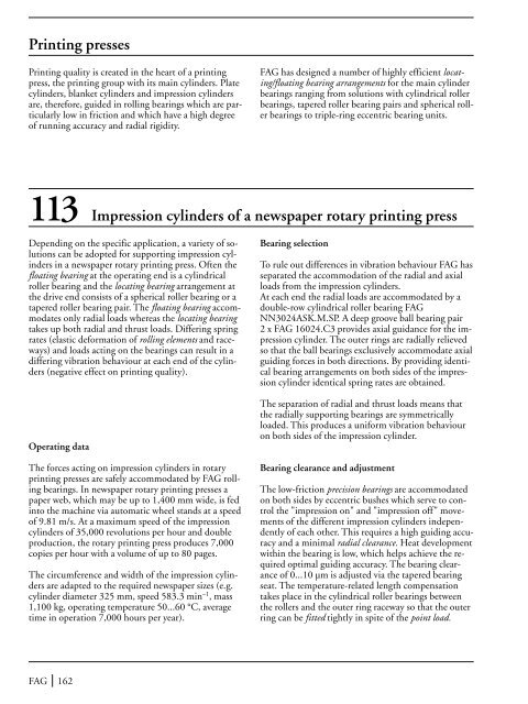 The Design of Rolling Bearing Mountings