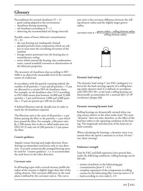 The Design of Rolling Bearing Mountings