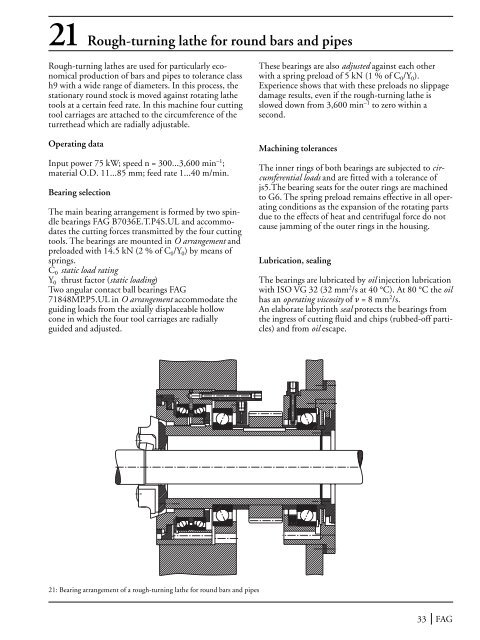 The Design of Rolling Bearing Mountings