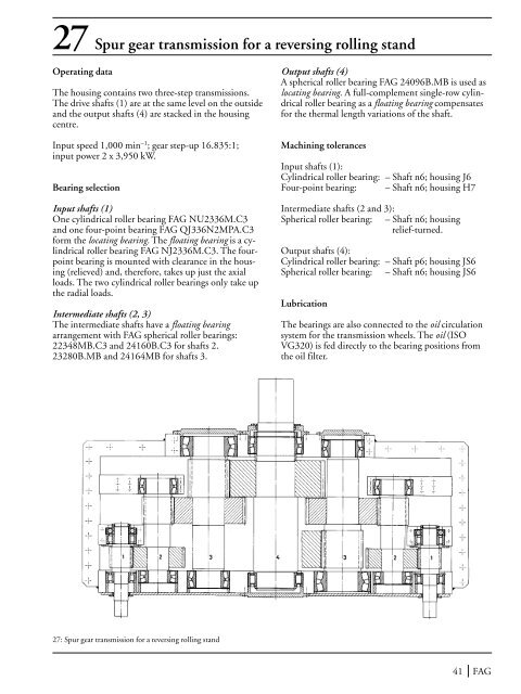 The Design of Rolling Bearing Mountings