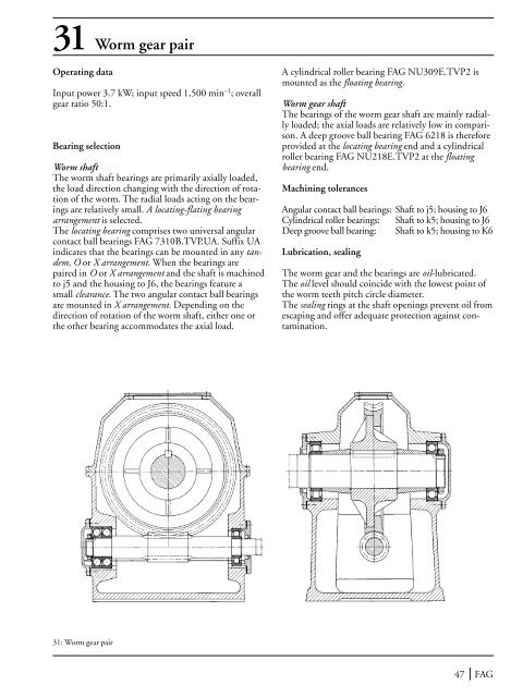 The Design of Rolling Bearing Mountings