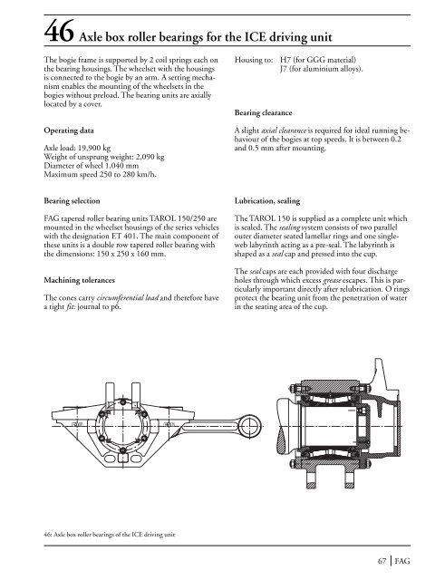 The Design of Rolling Bearing Mountings