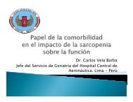 Dr. Carlos Vela Barba Jefe del Servicio de GeriatrÃ­a del Hospital ...