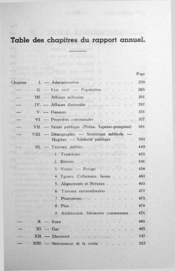 AnnÃ©e 1951 - Tome II - Partie 10 - Ville de Bruxelles