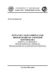 6. PuÅ¡tanje u rad PLC-a i procedure proveravanja