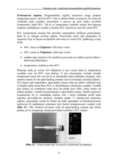 6. PuÅ¡tanje u rad PLC-a i procedure proveravanja