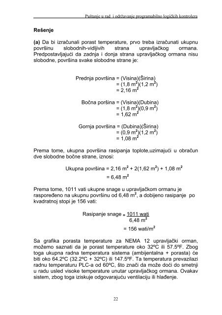 6. PuÅ¡tanje u rad PLC-a i procedure proveravanja