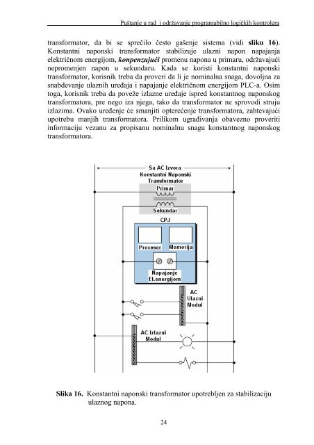 6. PuÅ¡tanje u rad PLC-a i procedure proveravanja