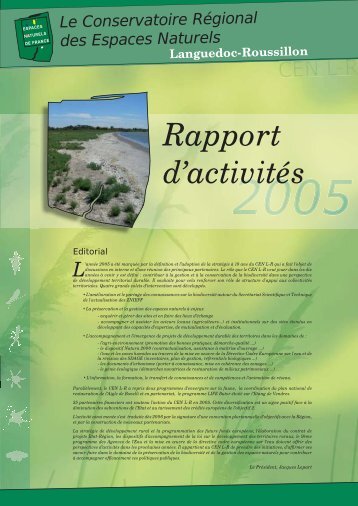 Rapport d'activitÃ© 2005. Septembre 2006 - Le site internet du CEN LR