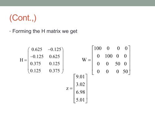 POWER SYSTEM STATE ESTIMATION - IIT Mandi