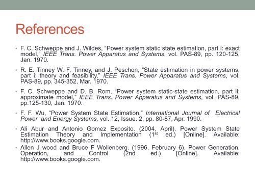 POWER SYSTEM STATE ESTIMATION - IIT Mandi