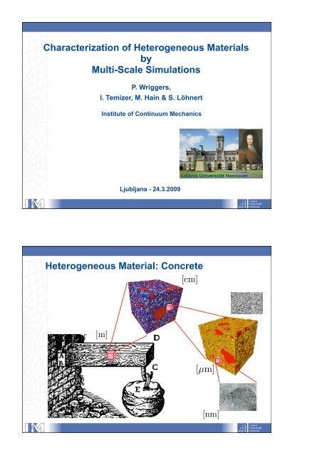 Multi-scale methods in material mechanics